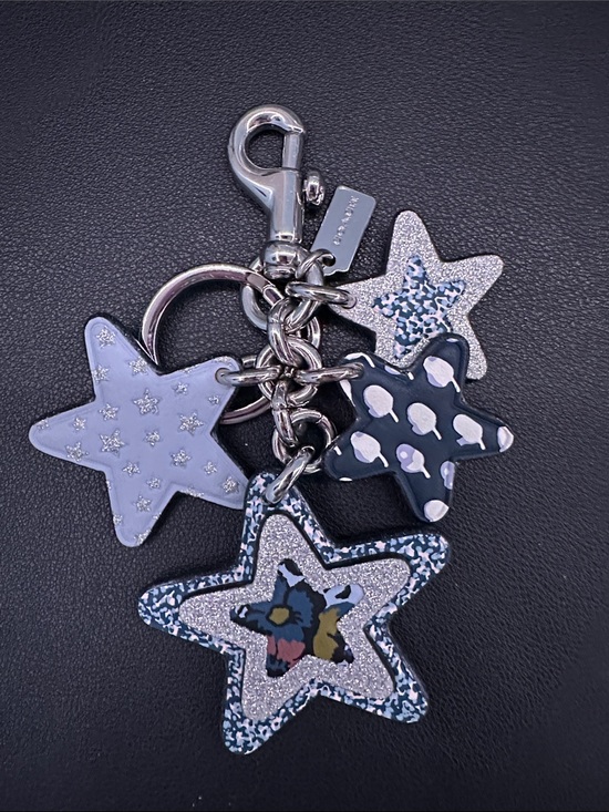 Coach Handbags - NWOT Coach Star Multimix Bag Charm with Glitter Accent- RARE!